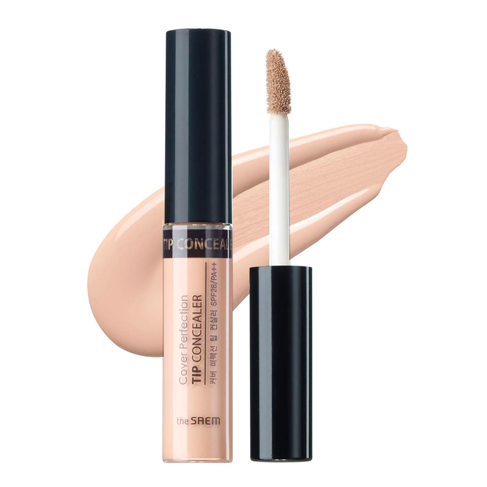 The Saem, Cover Perfection, консилер для кончиков пальцев, SPF 28 PA ++, натуральный бежевый 1,5, 0,23 унции