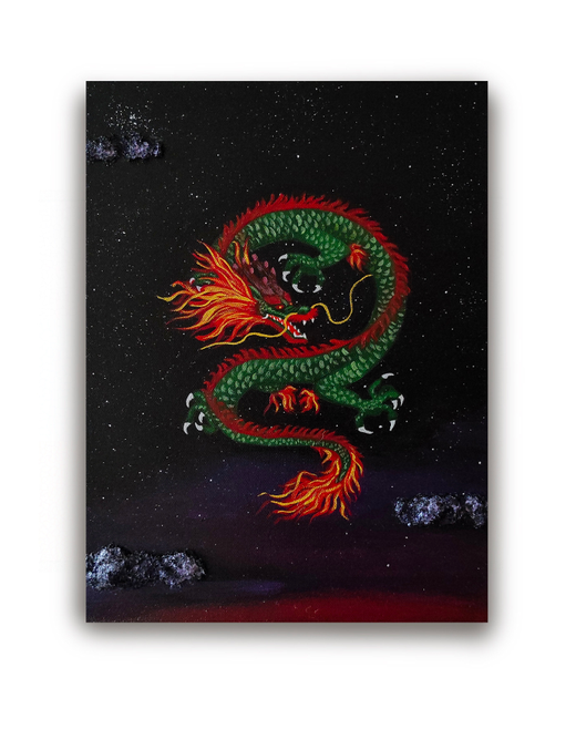 Дракон в ночном небе