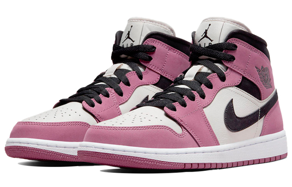 Кроссовки Jordan Air Jordan 1 Mid Se "Berry" (Женская размерная сетка)