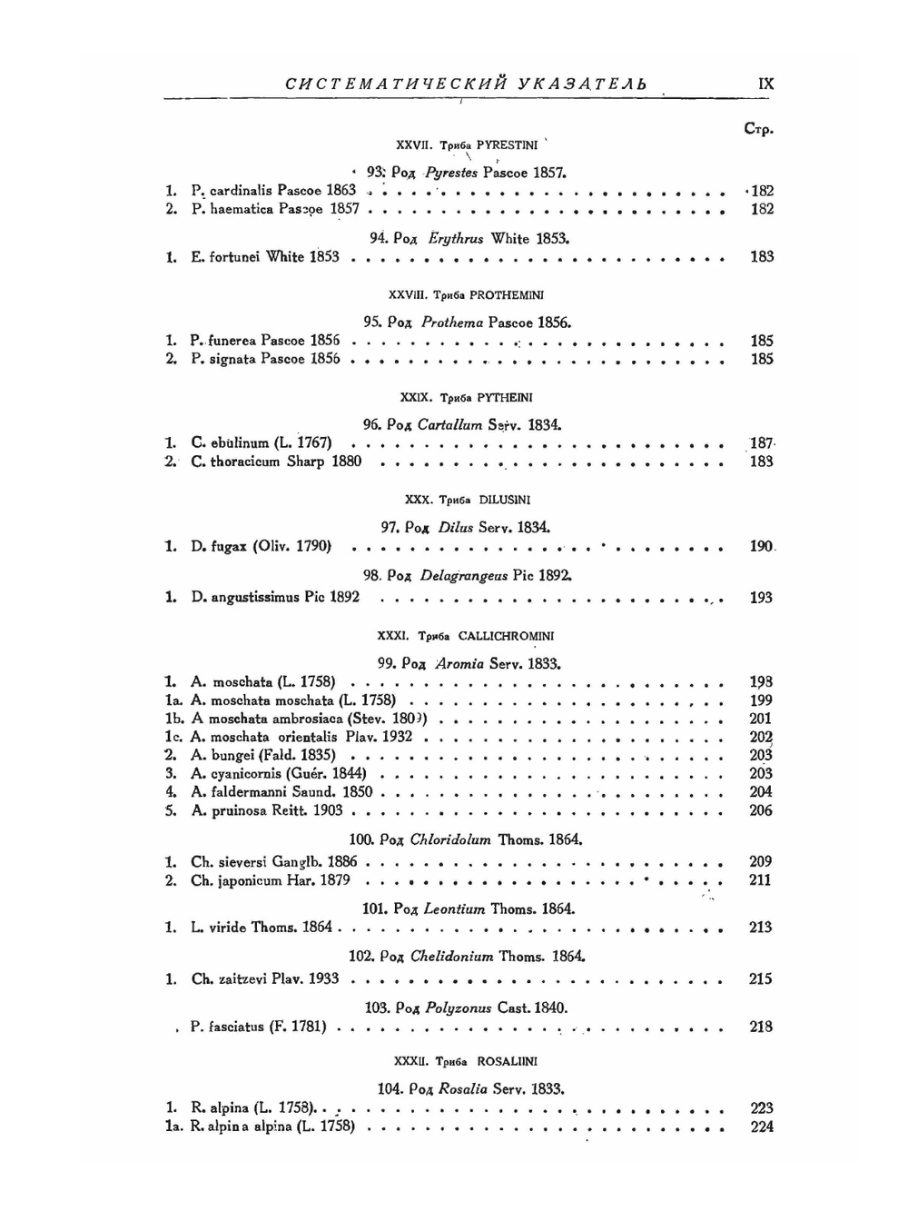 Фауна СССР. Насекомые жесткокрылые. Том XXII.  Жуки-дровосеки. Часть 2 | Н.Н. Плавильщиков