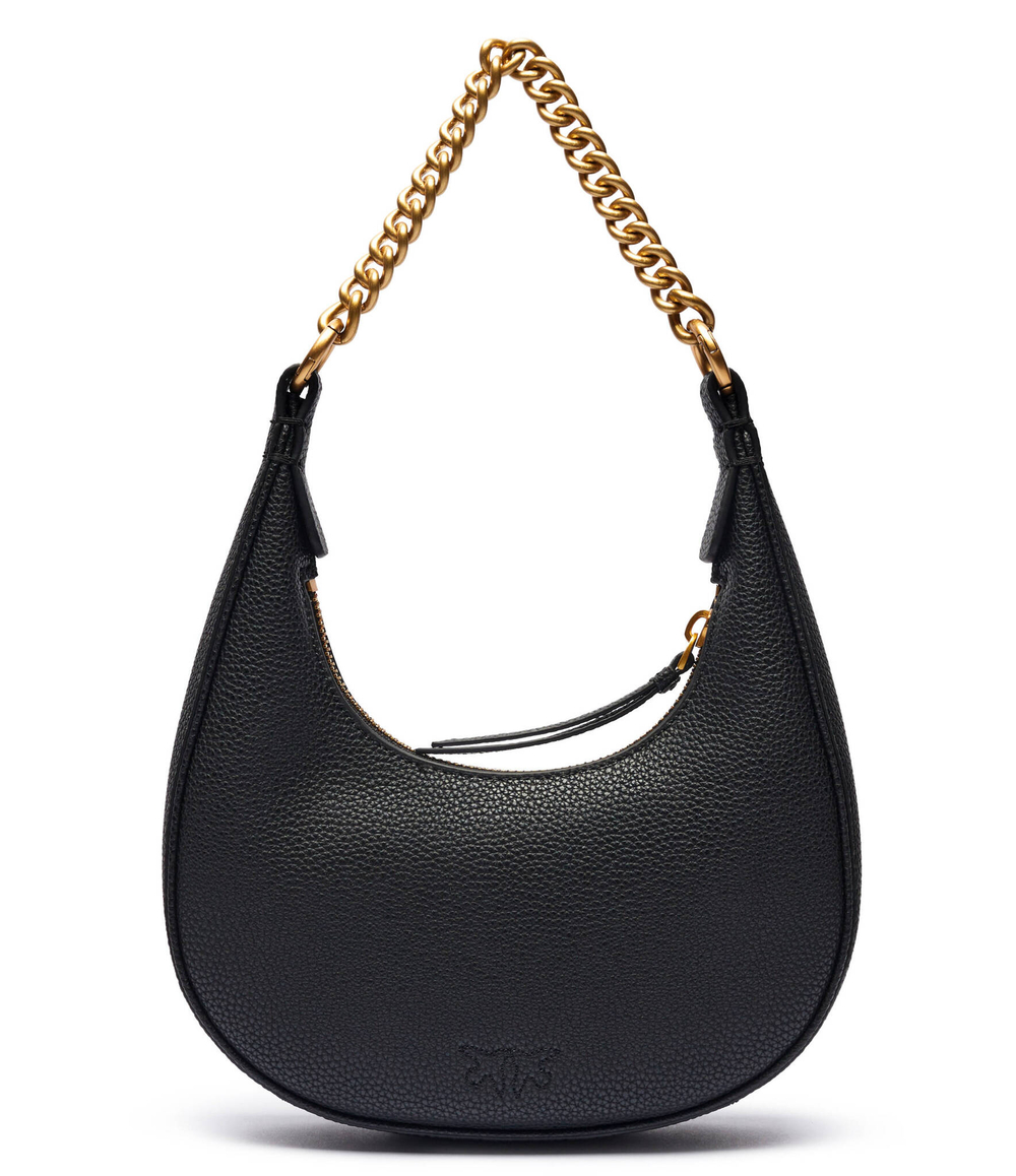 Кожаная сумка хобо BRIOCHE MINI Pinko - черный(101433 A29Q)