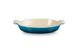 Le Creuset - Форма для выпечки 28см, овальная, темно-бирюзовая. / артикул   61105286420006  / GTIN 630870319683