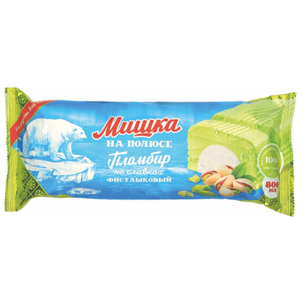 Мороженое Мишка на полюсе Фисташковый 400 гр
