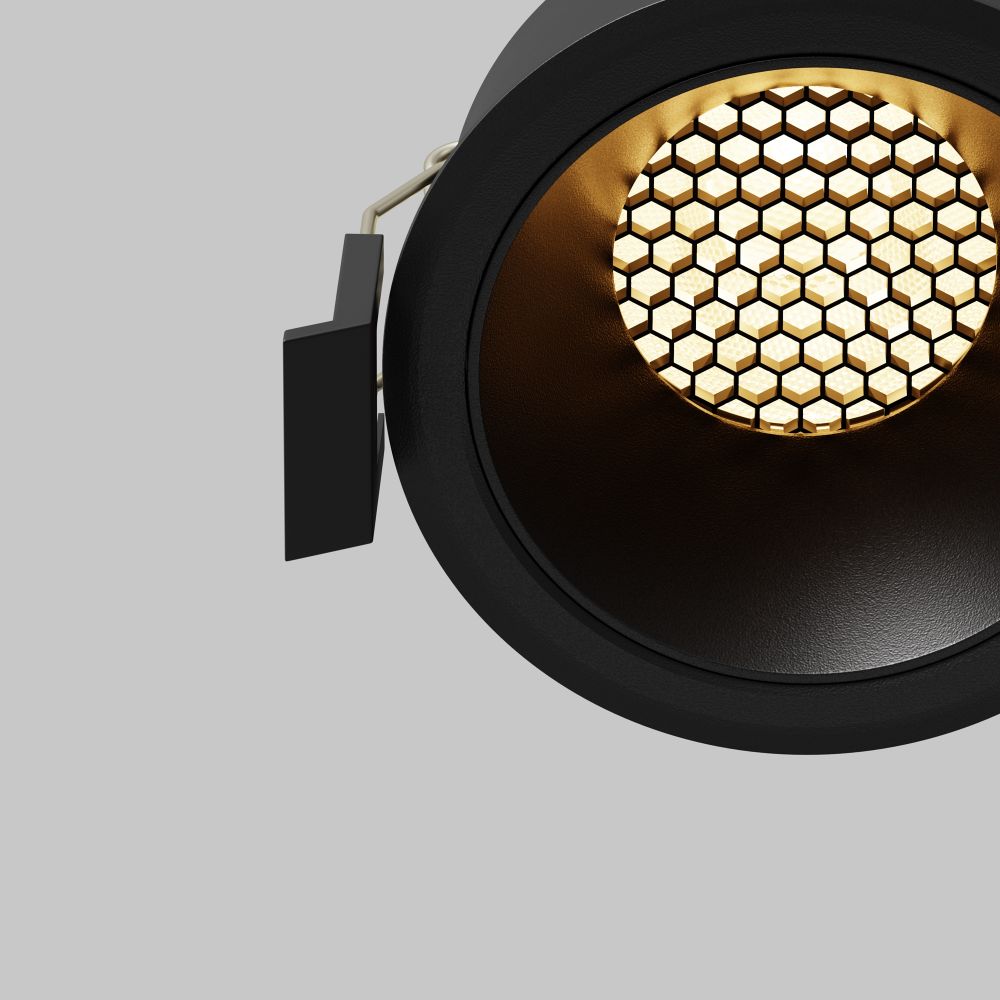 Светильник встраиваемый светодиодный Maytoni   DL115-10W-3K-B