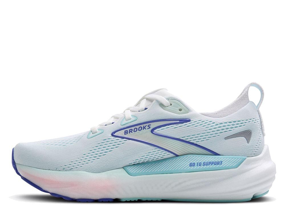 Кроссовки для бега женские Brooks Glycerin 22 GTS W Голубо-Белые