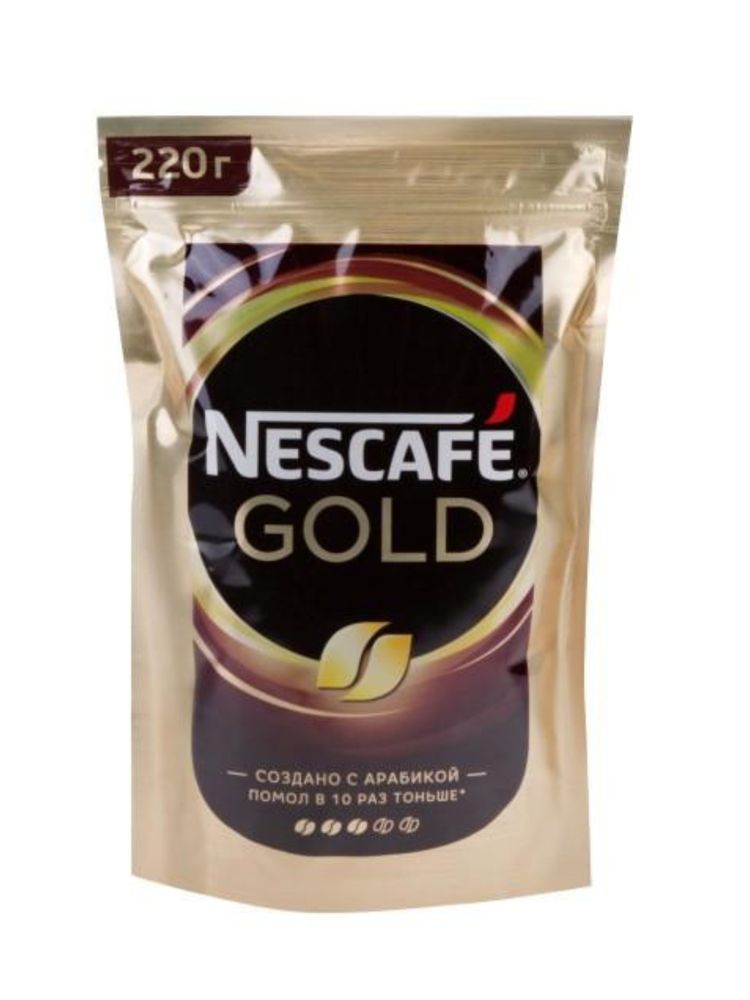 Кофе растворимый Nescafe Gold 220 г x 2 шт