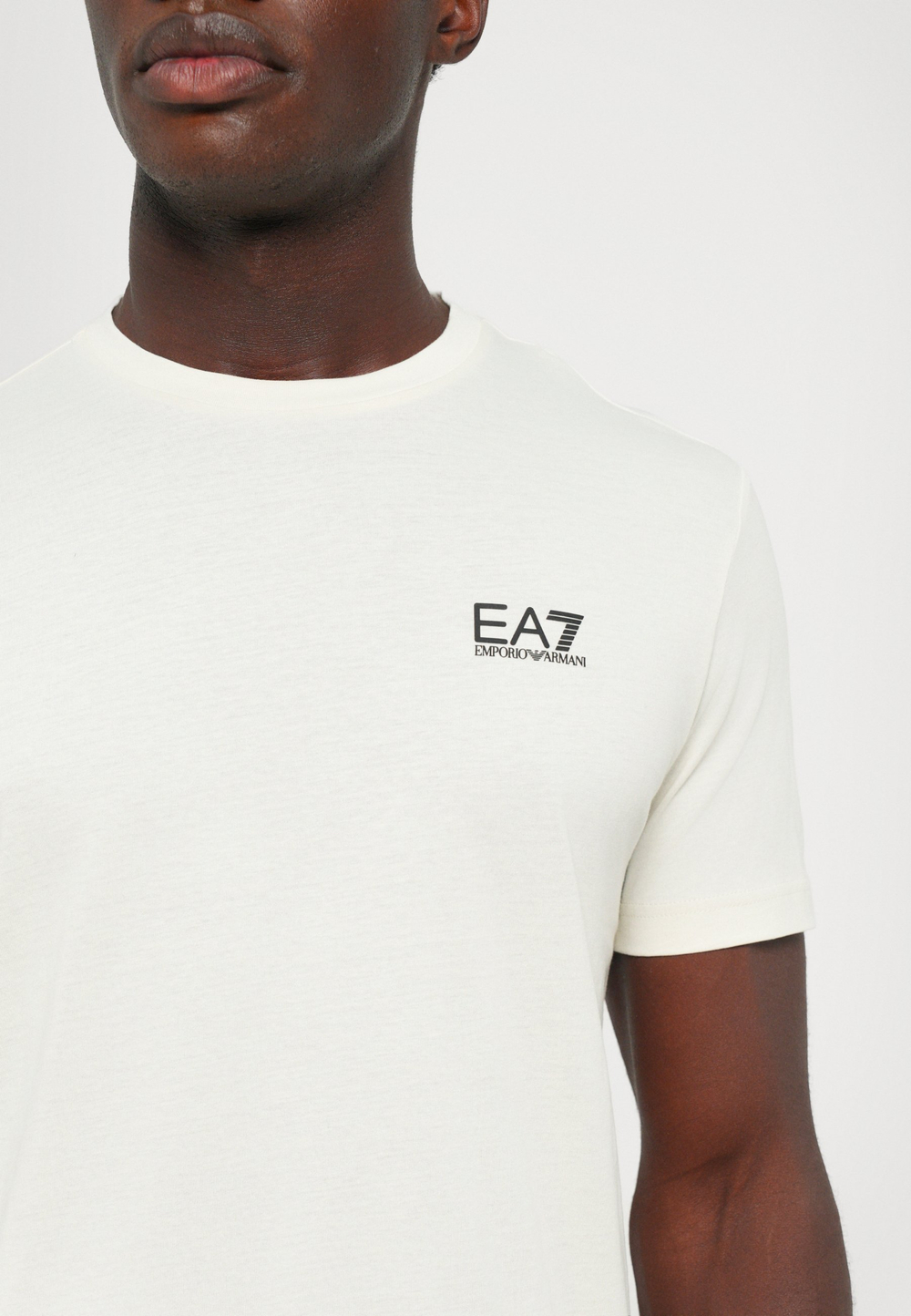 EA7 Emporio Armani UNISEX - Базовая футболка - ванильный лед/молоко