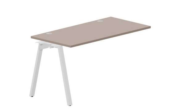 стол Arena 1380х680х750мм (2 громмета) - приставной элемент