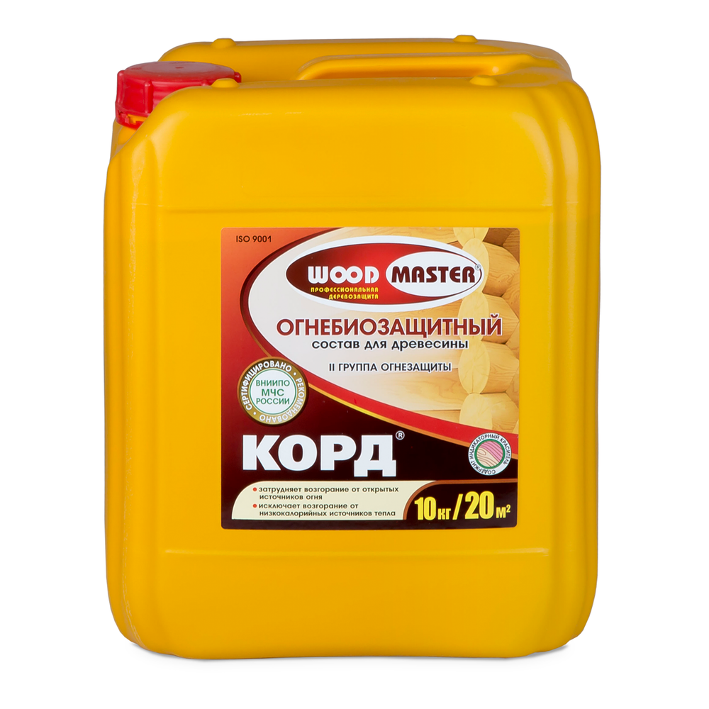 Огнебиозащитный состав WOODMASTER КОРД II группа 10кг