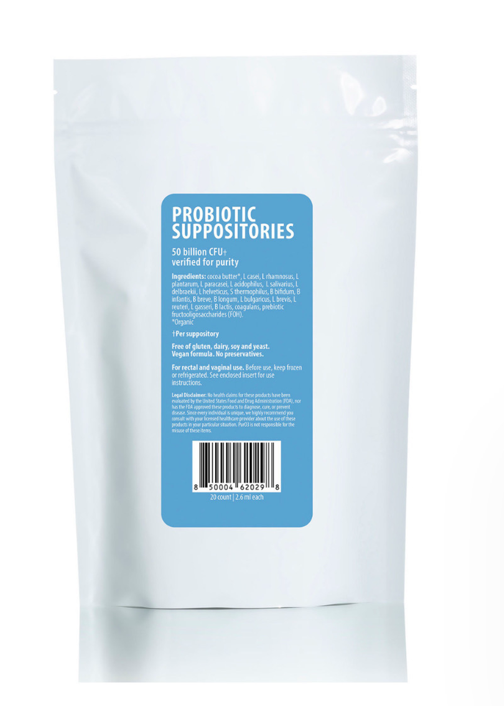 Probiotic suppositories 10