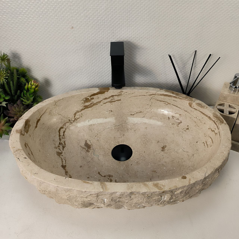 Раковина из мрамора Erozy Cream EM-64959 61*41*15 0874