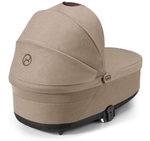Коляска Cybex Balios S Lux TPE complete Aton B2 Steel Grey 3 в 1 Almond Beige с дождевиками