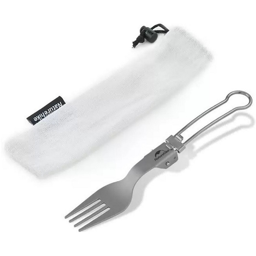 Вилка титановая Naturehike Titanium Alloy Outdoor Travel Folding Tableware Fork