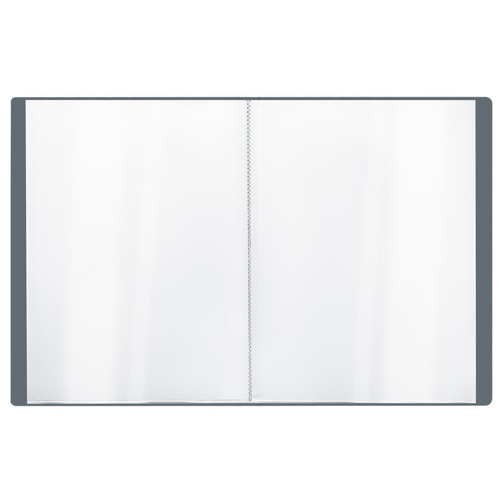 Папка 30 вкладышей А4 серая (Стамм)