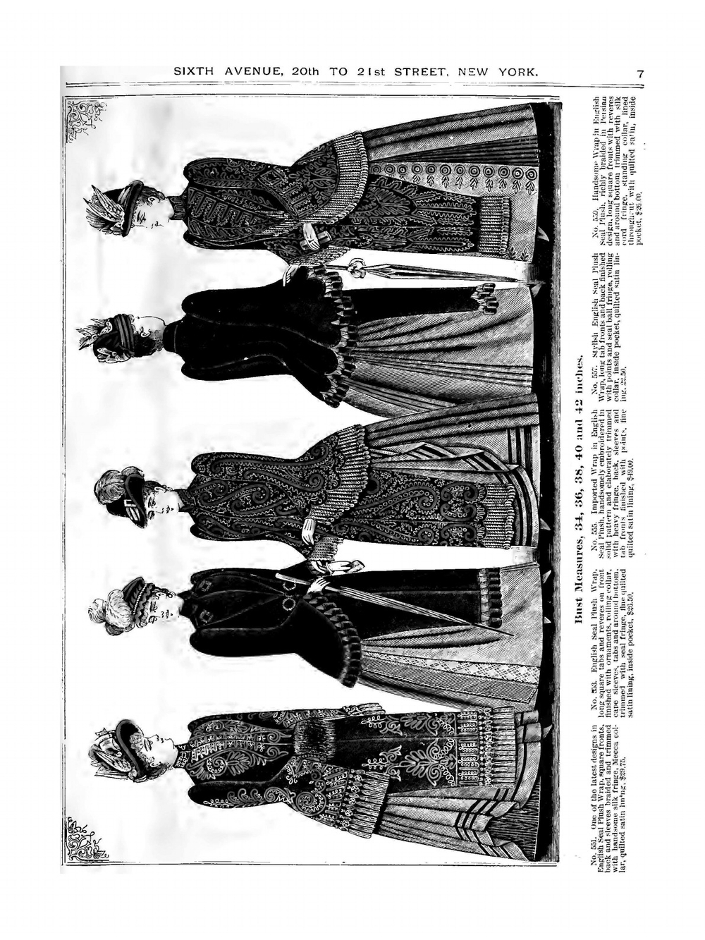 Fall and Winter, 1890-91 Fashion Catalogue | H. O'Neillmpany