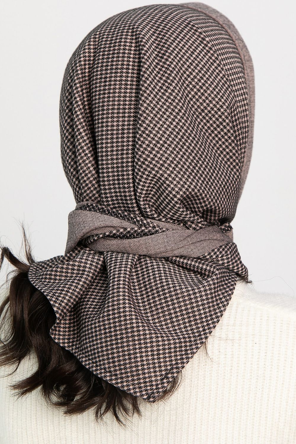 Косынка с отворотом (коричневое зернышко) КО17-23М LT Collection