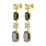 Серьги Dyrberg Kern CORNELIA SG BLACK/GOLDEN 390066