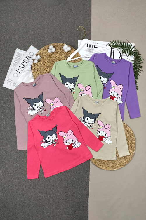 Лонгслив для девочек