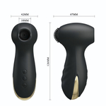 Вакуумный вибростимулятор клитора Hammer (Цвет: черный)