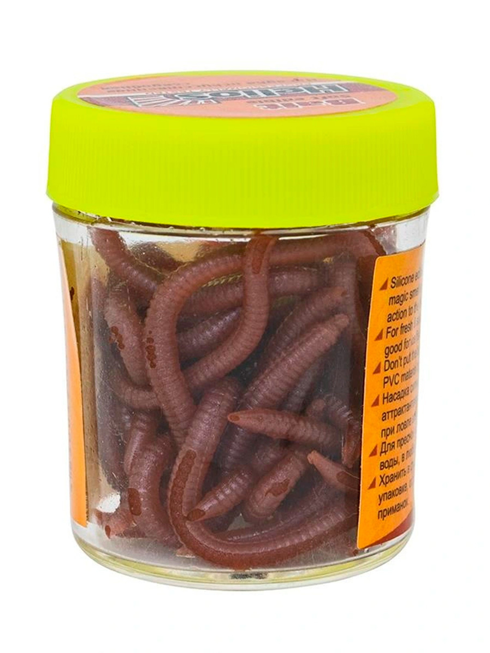 Насадка искусственная съедобная Helios Червь Earthworm (HS-NCH-E)