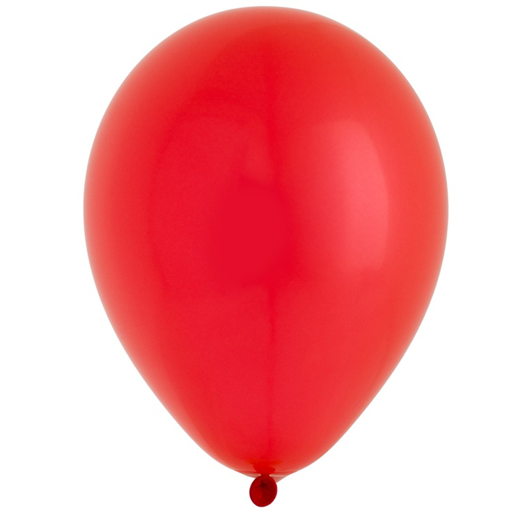 Шар латексный Металлик 25 см (Красный)