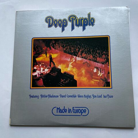Винтажная виниловая пластинка LP Deep Purple Made In Europe (Япония 1976) (Без Оби)