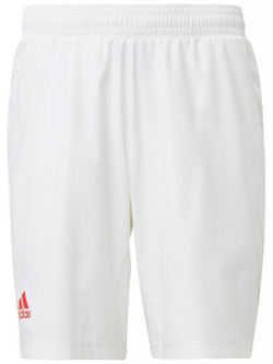 Мужские теннисные шорты Adidas Ergo Short ENG M - white/scarlet