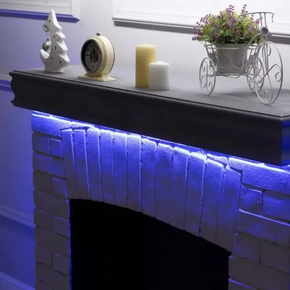 Комплект светодиодной ленты Luazon Lighting 5 м., IP65, SMD5050, 30 LED/м., USB, пульт ДУ, приложение, RGB, Luazon Lighting (7908969)