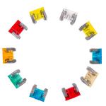 Набор автомобильных предохранителей Микро Korea REXANT