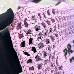 Prada Crochet Tote Bag 38 cm