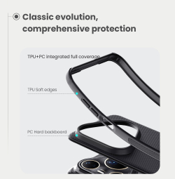 Чехол противоударный от Nillkin c поддержкой MagSafe для Huawei Pura 80 Ultra, серия Super Frosted Shield Pro Magnetic Case