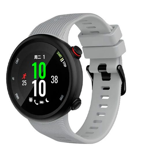 Ремешок для Garmin Forerunner 45 / Garmin SWIM 2 силиконовый (Серый)