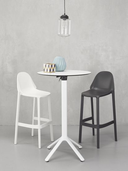 Стул барный пластиковый Piu Италия