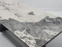 Стол BRIAN 200 MATTE PANDORA керамика на стекле/ Орех, ®DISAUR