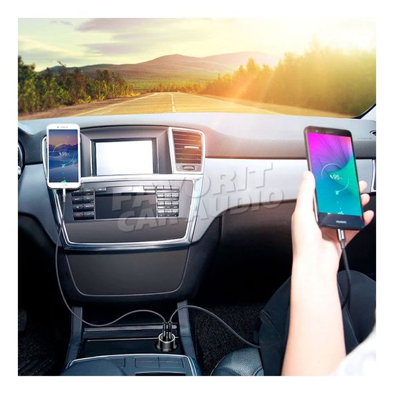 АЗУ 2USB Baseus BSC-C15N Small Screw 3400mA металл чёрный