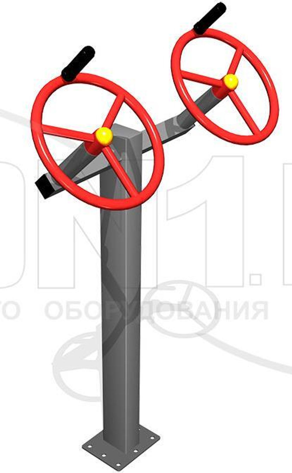 Уличный тренажер Рули для спортивной площадки