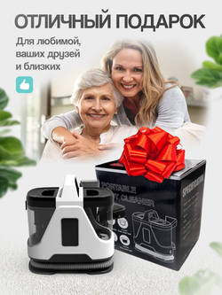 Моющий пылесос для мягкой мебели и ковров, чистка и влажная уборка дома и салона автомобиля