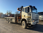 Айсин W0* на шасси FAW CA 3250 6x4 Бортовой с КМУ W0K00 (Дизельный, 8,6 л, 375 л.с., МТ)
