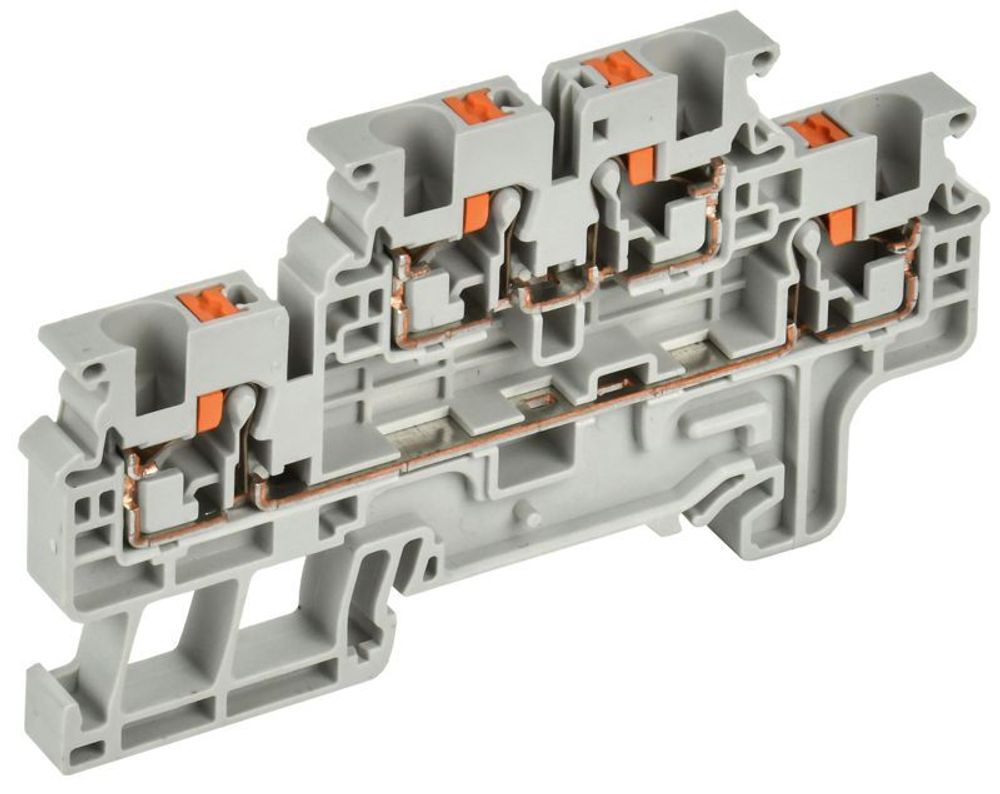 Колодка клеммная CP-ML 2 ур. 4кв.мм сер. IEK YCT23-00-2-K03-004 Колодка клеммная CP-ML 2 ур. 4кв.мм сер. IEK YCT23-00-2-K03-004