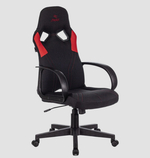 Кресло игровое Zombie RUNNER (ткань/экокожа, до 120 кг)