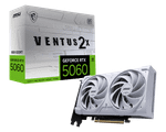 Видеокарта MSI GeForce RTX 5060 8G VENTUS 2X OC WHITE, 8G GDDR7 128bit 1xHDMI 3xDP G5060-8V2CW