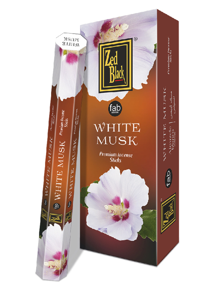 Zed Black Fab Series White Musk шестигранник Благовоние Белый Муск