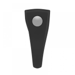 Черное эрекционное кольцо на пенис OVO с вибрацией (Цвет: черный)