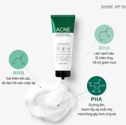 Some By Mi очищающая пенка AHA-BHA-PHA 30 days miracle acne, 100 мл, 120 г