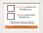 Рама 21x30 для картин и фотографий RP0192240-02(P87)