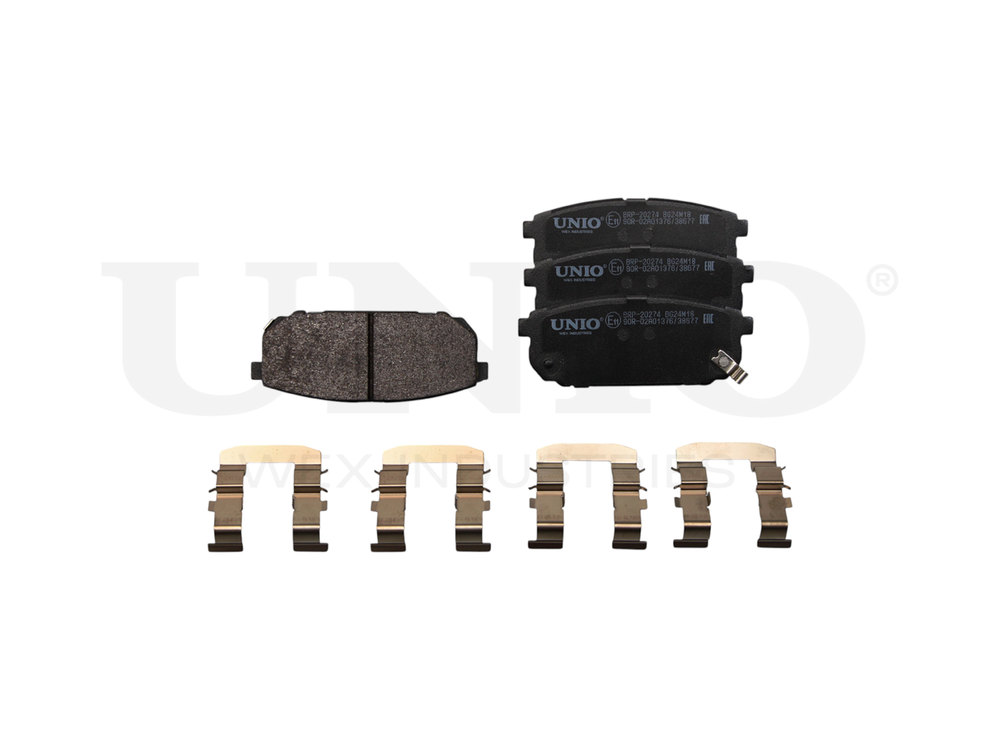 Колодки тормозные диск. задние UNIO BRP-20274