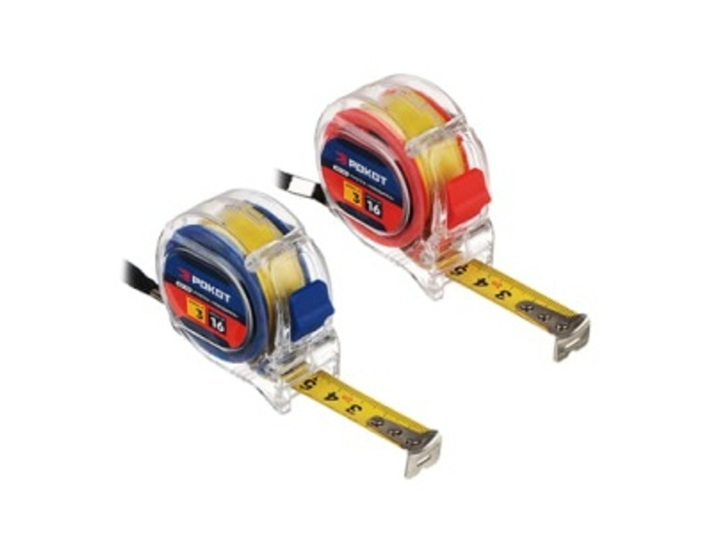 Рулетка 3м*16мм РОКОТ Невидимка