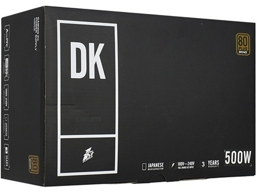 Блок питания 1STPLAYER DK PS-500AX 500W черный