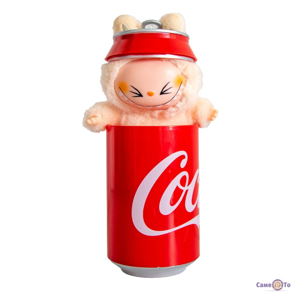 Игрушка Лабубу в банке Coca Cola