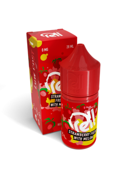 Жидкость (М) Rell Low Cost (28 мл, 0 мг) Strawberry Fresh With Melon